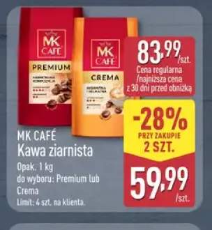 Kawa ziarnista Premium MK Café +1 wariant