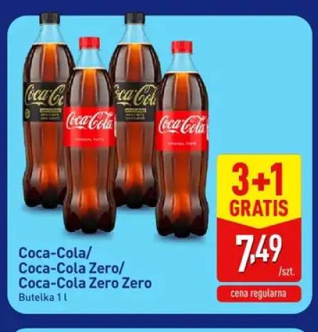 Napój gazowany Coca-Cola Zero +1 wariant