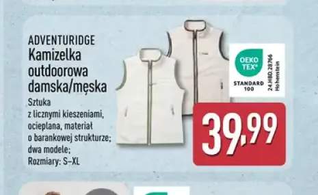 Kamizelka outdoorowa damska/męska Adventuridge