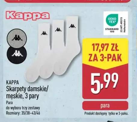 Skarpety męskie Kappa 3-pak +1 wariant