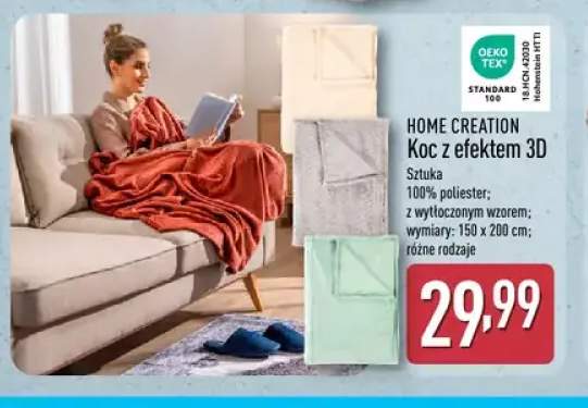 Koc z efektem 3D 150x200 cm Home Creation