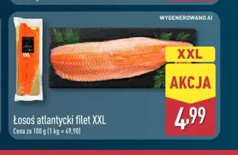 Łosoś atlantycki filet XXL