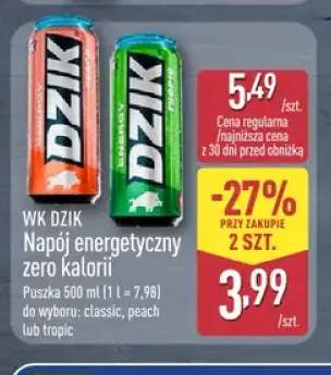 Napój energetyczny zero kalorii WK Dzik classic +2 warianty