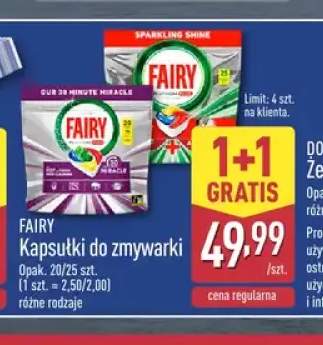 Kapsułki do zmywarki Fairy