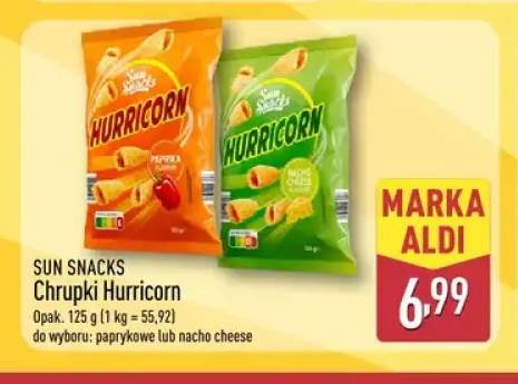 Chrupki Hurricorn paprykowe Sun Snacks +1 wariant