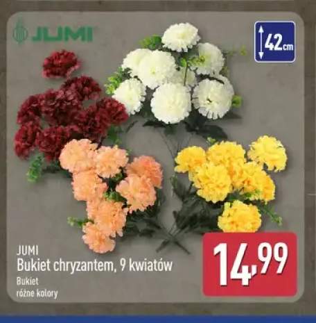 Bukiet chryzantem 9 kwiatów Jumi