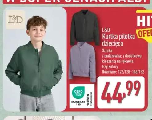 Kurtka pilotka dziecięca L & D