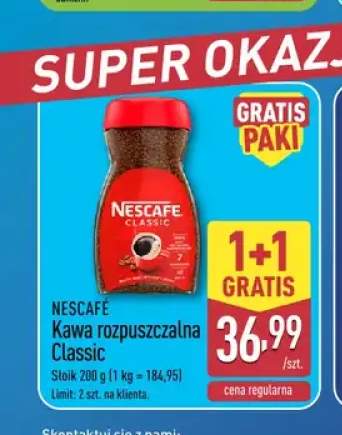 Kawa rozpuszczalna Classic Nescafé