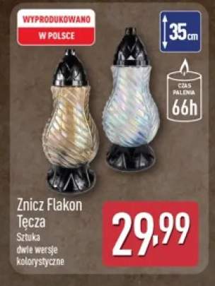 Znicz Flakon Tęcza