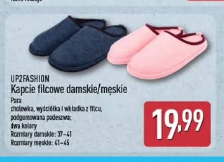 Kapcie filcowe damskie UP2FASHION +1 wariant