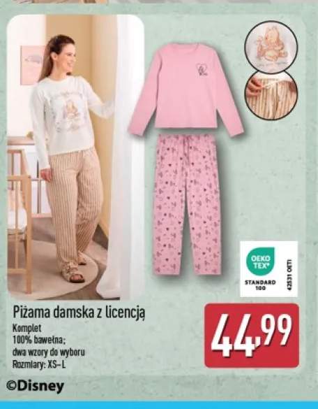 Piżama damska z licencją Disney