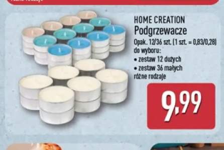 Podgrzewacze zestaw 12 dużych Home Creation +1 wariant