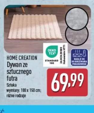 Dywan ze sztucznego futra 100x150 cm Home Creation