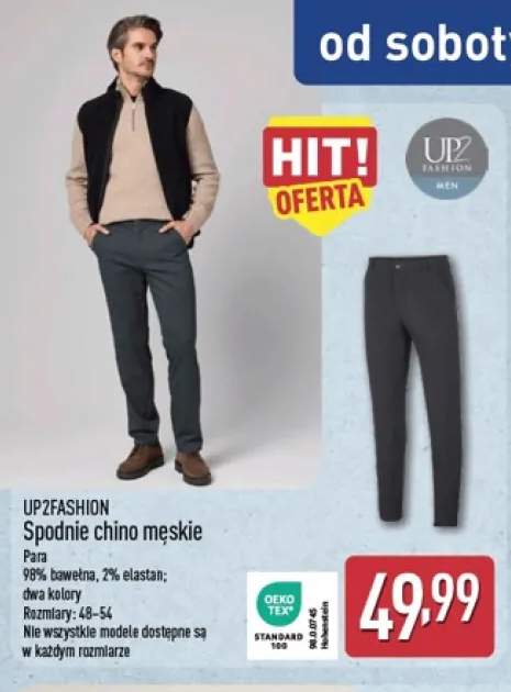 Spodnie chino męskie UP2FASHION
