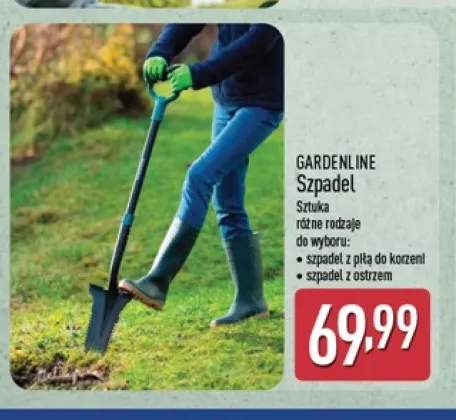 Szpadel z piłą do korzeni Gardenline +1 wariant