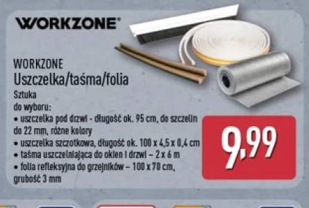 Uszczelka szczotkowa Workzone +3 warianty