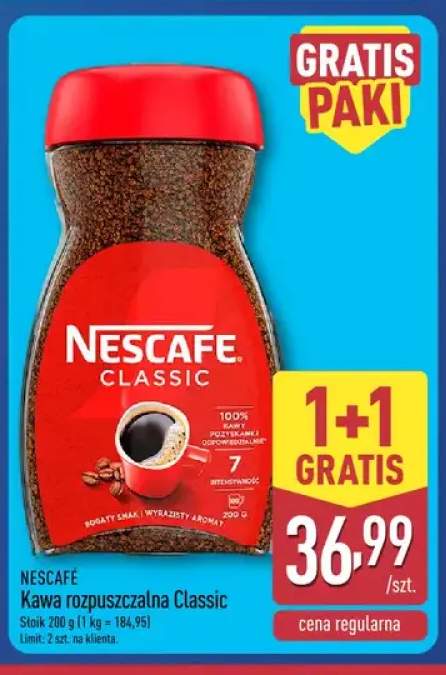 Kawa rozpuszczalna Nescafé Classic