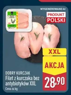 Filet z kurczaka bez antybiotyków XXL Dobry Kurczak
