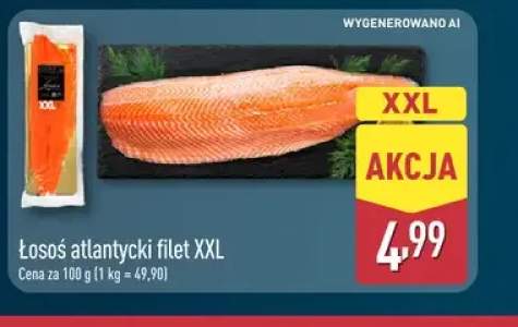 Łosoś atlantycki filet XXL