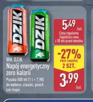 Napój energetyczny zero kalorii WK Dzik classic +2 warianty