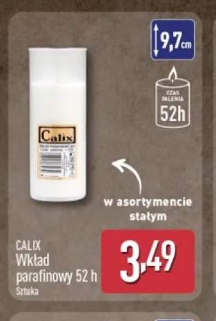 Wkład parafinowy 52 h Calix