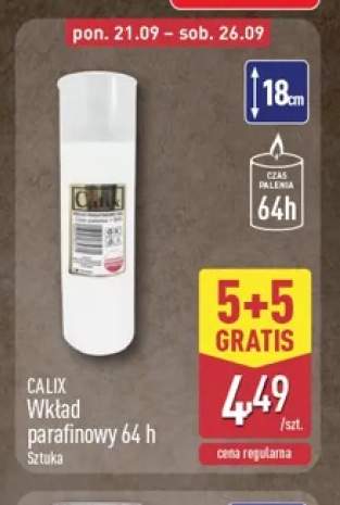 Wkład parafinowy 64 h Calix