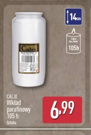 Wkład parafinowy 105 h Calix