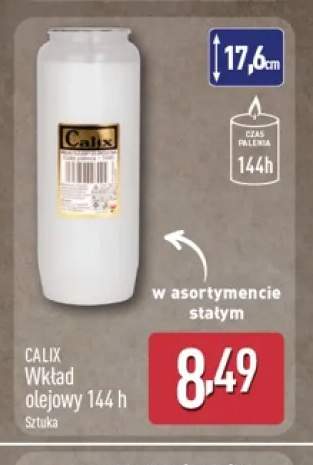 Wkład olejowy 144 h Calix