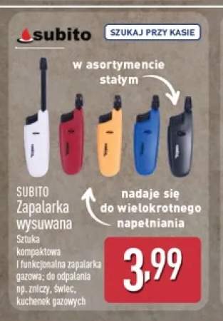 Zapalarka wysuwana Subito