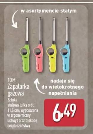 Zapalarka gazowa Tom