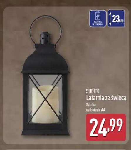 Latarnia ze świecą Subito