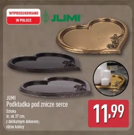 Podkładka pod znicze serce Jumi