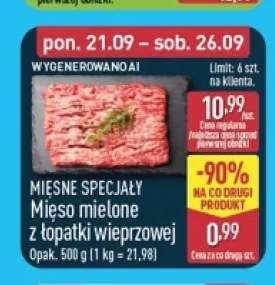 Mięso mielone z łopatki wieprzowej Mięsne Specjały