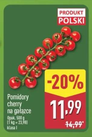 Pomidory cherry na gałązce