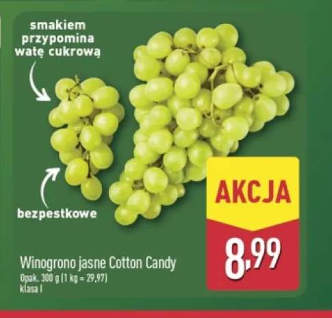 Winogrono jasne Cotton Candy