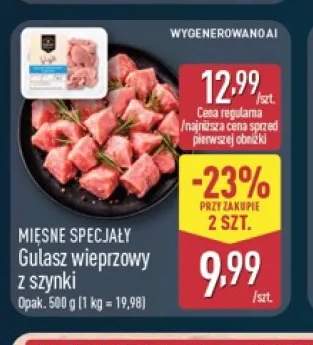 Gulasz wieprzowy z szynki Mięsne Specjały