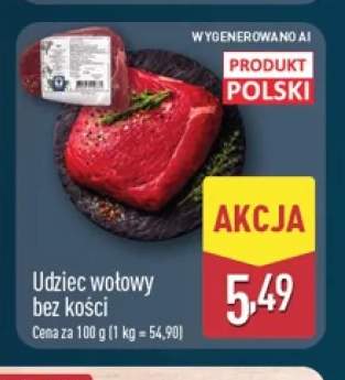 Udziec wołowy bez kości