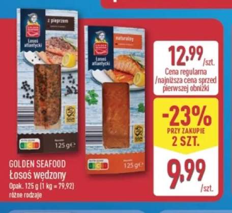 Łosoś wędzony z pieprzem Golden Seafood +1 wariant