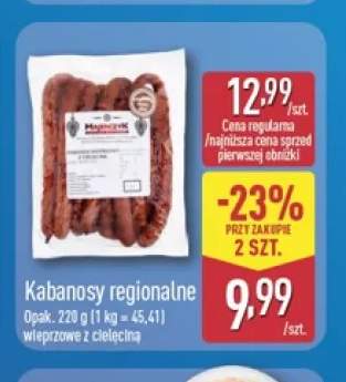 Kabanosy regionalne wieprzowe z cielęciną Majerczyk