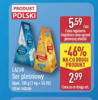Ser pleśniowy błękitny Lazur +1 wariant