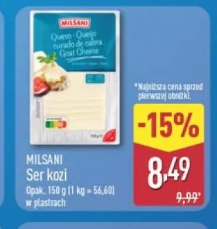 Ser kozi w plastrach Milsani