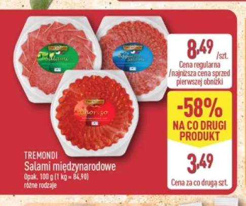 Salami międzynarodowe Tremondi