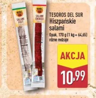 Hiszpańskie salami Tesoros del Sur