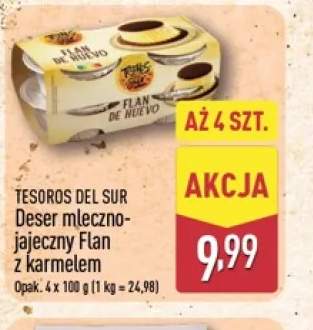 Deser mleczno-jajeczny Flan z karmelem 4-pak Tesoros del Sur