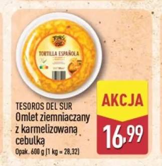 Omlet ziemniaczany z karmelizowaną cebulką Tesoros del Sur