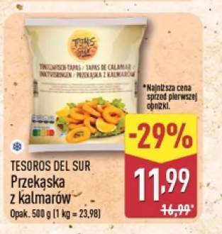 Przekąska z kalmarów Tesoros del Sur