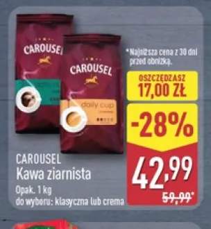 Kawa ziarnista klasyczna Carousel +1 wariant