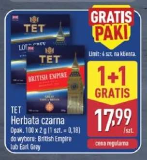 Herbata czarna British Empire Tet +1 wariant
