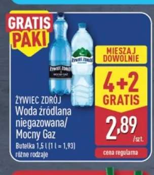 Woda źródlana niegazowana Żywiec Zdrój +1 wariant