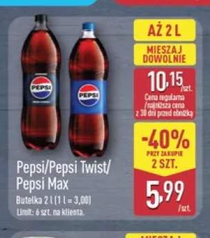Napój gazowany Pepsi +2 warianty